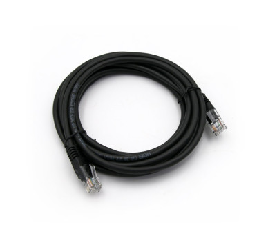 ΚΑΛΩΔΙΟ UTP Cat5e ΧΑΛΚΟΥ(CU) 4x2x7*0.16mm 3m PRO ΜΑΥΡΟ