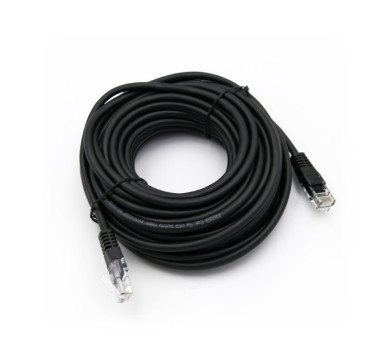 ΚΑΛΩΔΙΟ UTP Cat6 ΧΑΛΚΟΥ(CU) 4x2x7*0.16mm 10m PRO ΜΑΥΡΟ