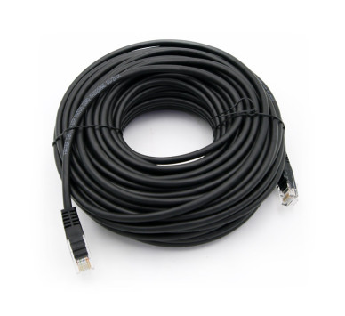 ΚΑΛΩΔΙΟ UTP Cat6 ΧΑΛΚΟΥ(CU) 4x2x7*0.16mm 20m PRO ΜΑΥΡΟ
