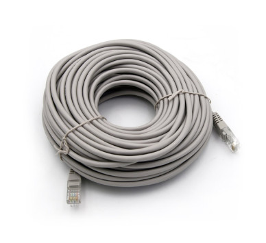 ΚΑΛΩΔΙΟ UTP Cat6 ΧΑΛΚΟΥ(CU) 4x2x7*0.16mm 20m PRO ΓΚΡΙ