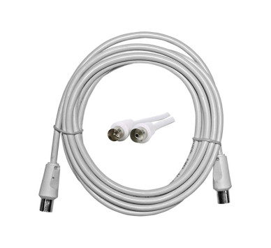 ΚΑΛΩΔΙΟ TV ΠΡΟΕΚΤΑΣΗ ΑΡΣΕΝIKO ΣΕ ΘΗΛYKO 1.5m ΛΕΥΚΟ(COAXIAL)