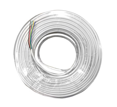 ΚΑΛΩΔΙΟ ΣΥΝΑΓΕΡΜΟΥ ΧΩΡΙΣ ΘΩΡΑΚΙΣΗ 6x0.30mm ΠΟΛΥΚΛΩΝΟ ΛΕΥΚΟ