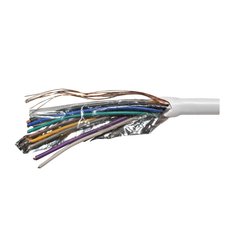 ΚΑΛΩΔΙΟ ΣΥΝΑΓΕΡΜΟΥ ΜΕ ΘΩΡΑΚΙΣΗ 6x0.30+2x0.50mm ΠΟΛΥΚΛΩΝΟ ΛEYKO