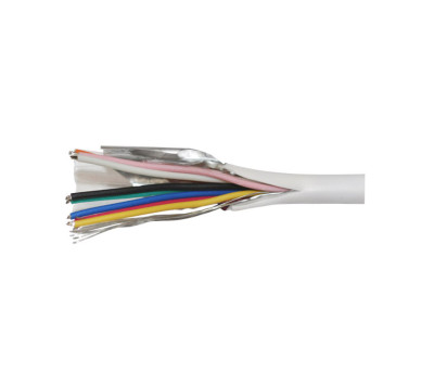 ΚΑΛΩΔΙΟ ΣΥΝΑΓΕΡΜΟΥ ΜΕ ΘΩΡΑΚΙΣΗ 8x0.30mm ΠΟΛΥΚΛΩΝΟ ΛΕΥΚΟ