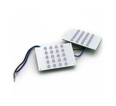 ΠΛΑΚΕΤΑ ΓΙΑ ΤΑ ΦΩΤΙΣΤΙΚΟ LED ΗΜΙΚΥΚΛΙΟ 3.3W ΜΠΛΕ