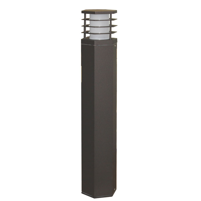 ΚΟΛΩΝΑ ΑΛΟΥΜΙΝΙΟΥ ΕΞΑΓΩΝΗ ΜΕ ΣΚΙΑΣ D70X70 h65cm ΝΤΟΥΙ Ε27 ΣΚΟΥΡΙΑ