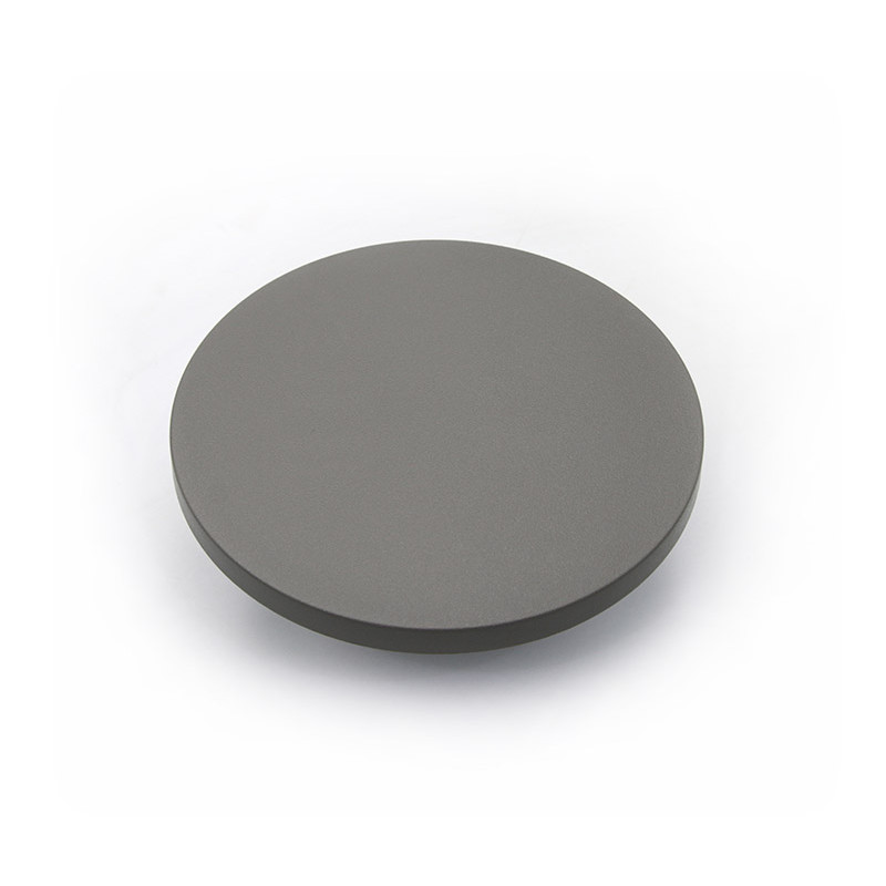 LED ΑΠΛΙΚΑ PC ΕΜΜΕΣΟΥ ΦΩΤΙΣΜΟΥ ΣΤΡΟΓΓΥΛ.Φ165mm 8W 3000Κ IP65 ΓΚΡΙ