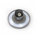 LED ΑΠΛΙΚΑ PC ΕΜΜΕΣΟΥ ΦΩΤΙΣΜΟΥ ΣΤΡΟΓΓΥΛ.Φ165mm 8W 3000Κ IP65 ΓΚΡΙ