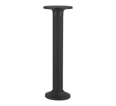 LED ΚΟΛΩΝΑ PC ΕΜΜΕΣΟΥ ΦΩΤΙΣΜΟΥ ΣΤΡΟΓΓ h70cm 8W 3000Κ IP54 ΓΡΑΦΙΤΗ