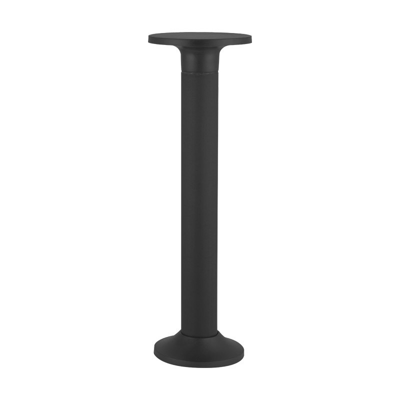 LED ΚΟΛΩΝΑ PC ΕΜΜΕΣΟΥ ΦΩΤΙΣΜΟΥ ΣΤΡΟΓΓ h70cm 8W 3000Κ IP54 ΓΡΑΦΙΤΗ