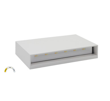 LED ΦΩΤΙΣΤΙΚΟ PC ΟΡΘΟΓΩΝΙΟ ΔΙΠΛΗΣ ΚΑΤΕΥΘΥΝΣΗΣ 12W CCT IP65 ΛΕΥΚΟ