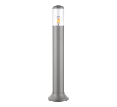 ΚΟΛΩΝΑ PC ΚΥΛΙΝΔΡΟΣ Φ91mm h70cm ΝΤΟΥΙ Ε27 IP54 ΓΚΡΙ
