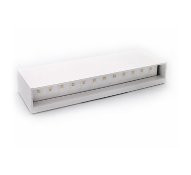 LED ΦΩΤΙΣΤΙΚΟ PC ΟΡΘΟΓΩΝΙΟ ΜΟΝΗΣ ΚΑΤEΥΘΥΝΣΗΣ 6W 3000Κ IP65 ΛΕΥΚΟ