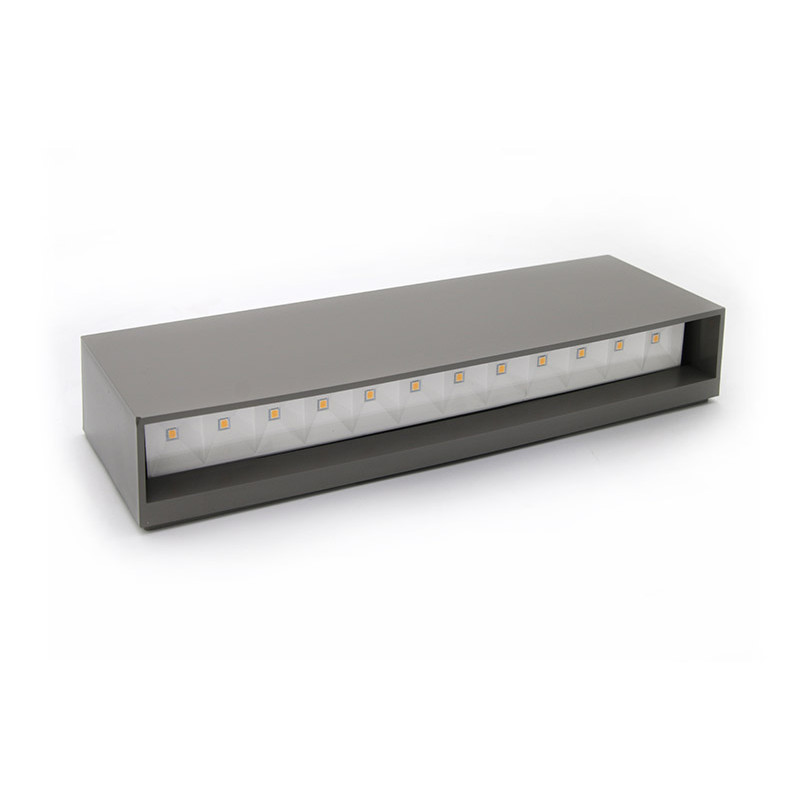 LED ΦΩΤΙΣΤΙΚΟ PC ΟΡΘΟΓΩΝΙΟ ΜΟΝΗΣ ΚΑΤΕΥΘΥΝΣΗΣ 6W 3000Κ IP65 ΓΚΡΙ
