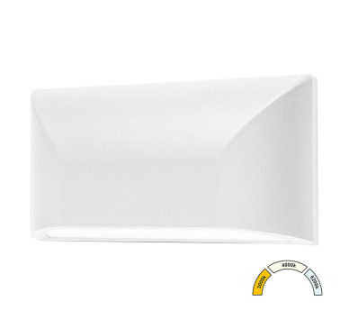 LED ΦΩΤΙΣΤΙΚΟ PC ΕΠΙΤΟΙΧΟ ΟΒΑΛ ΜΟΝΗΣ ΚΑΤΕΥΘΥΝΣ. 6W CCT IP65 ΛΕΥΚO