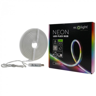 TAPE LED NEON RGB 3M 5V