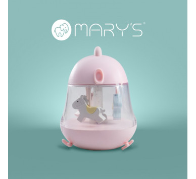 MARY'S ΦΩΤΑΚΙ ΝΥΚΤΟΣ ΜΟΥΣΙΚΟ ΚΟΥΤΙ LED RGB ΡΟΖ