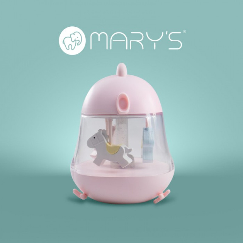 MARY'S ΦΩΤΑΚΙ ΝΥΚΤΟΣ ΜΟΥΣΙΚΟ ΚΟΥΤΙ LED RGB ΡΟΖ