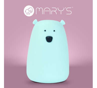 MARY'S ΠΑΙΔΙΚΟ ΦΩΤΙΣΤΙΚΟ LED ΑΡΚΟΥΔΑΚΙ BIG ΜΠΛΕ  RGB+WW +RC