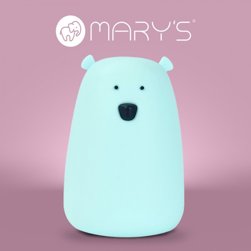 MARY'S ΠΑΙΔΙΚΟ ΦΩΤΙΣΤΙΚΟ LED ΑΡΚΟΥΔΑΚΙ BIG ΜΠΛΕ  RGB+WW +RC