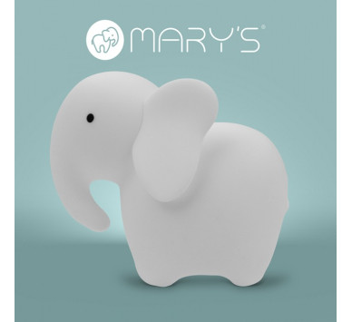 MARY'S ΦΩΤΑΚΙ ΝΥΚΤΟΣ LED ΛΕΥΚΟΣ ΕΛΕΦΑΝΤΑΣ RGB ΜΕ ΤΗΛΕΧΕΙΡΙΣΤΗΡΙΟ