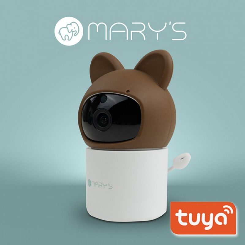 MARY'S ΠΕΡΙΣΤΡΕΦΟΜΕΝΟ ΗΛΕΚΤΡΟΝΙΚΟ ΜΟΝΙΤΟΡ ΜΩΡΟΥ ΑΡΚΟΥΔΑΚΙ ΚΑΦΕ WIFI TUYA