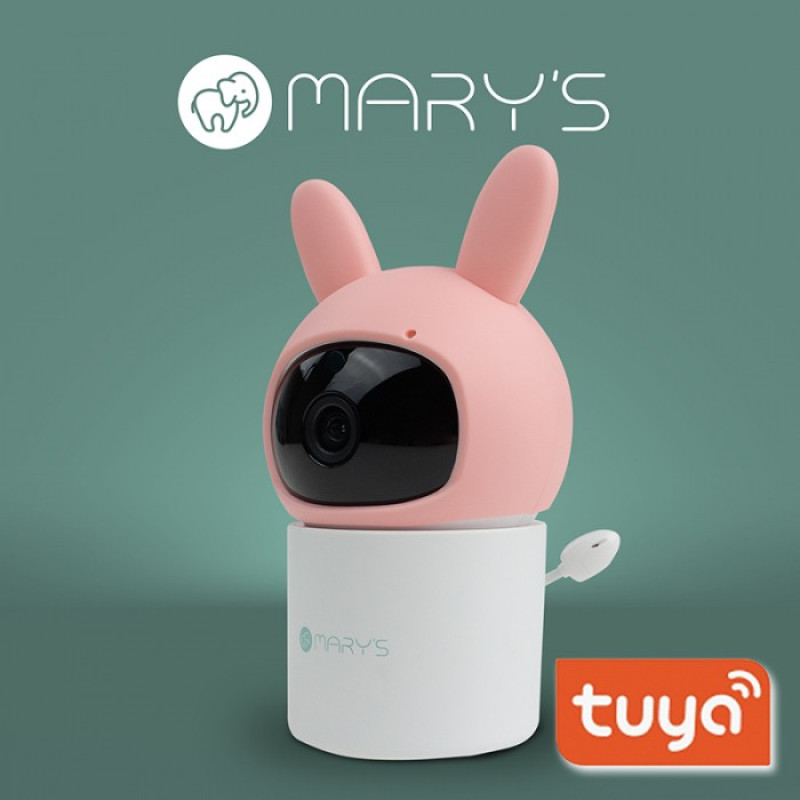 MARY'S ΠΕΡΙΣΤΡΕΦΟΜΕΝΟ ΗΛΕΚΤΡΟΝΙΚΟ ΜΟΝΙΤΟΡ ΜΩΡΟΥ ΛΑΓΟΥΔΑΚΙ ΡΟΖ WIFI TUYA