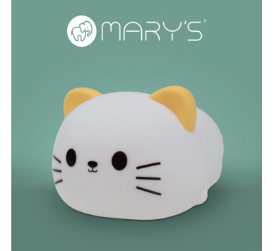 MARY'S ΦΩΤΑΚΙ ΝΥΚΤΟΣ LED ΜΕ ΗΧΟ ΓΑΤΑ RGB
