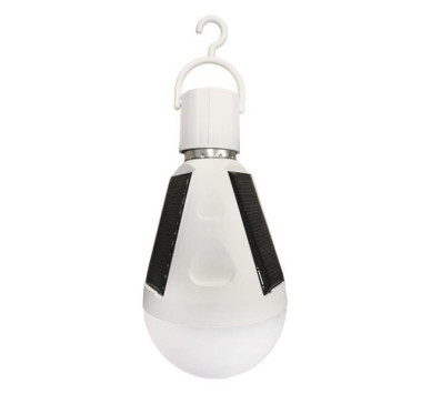 LED ΛΑΜΠΑ 7W E27 ΜΕ ΗΛΙΑΚΑ ΠΑΝΕΛ ΚΑΙ ΜΠΑΤΑΡΙΑ