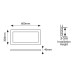 ΦΩΤΙΣΤΙΚΟ ΕΞΩΤΕΡΙΚΟ BACKLIGΗΤ UGR19 30X60 30W 4000Κ 220-240V ΛΕΥΚΟ