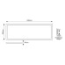 ΦΩΤΙΣΤΙΚΟ ΕΞΩΤΕΡΙΚΟ BACKLIGΗΤ UGR19 120X30 45W 6500Κ 220-240V ΛΕΥΚΟ