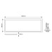 ΦΩΤΙΣΤΙΚΟ BACKLIGΗΤ UGR19 120X30  27-34-40-45W 3000Κ 220-240V ΛΕΥΚΟ