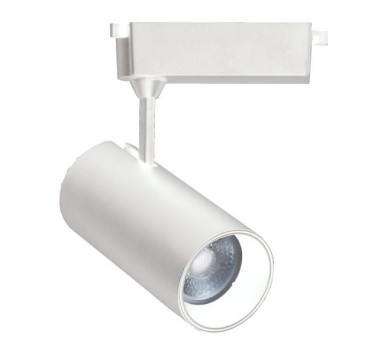 ΣΠΟΤ ΡΑΓΑΣ LED 2 ΓΡΑΜΜΩΝ 20W 3000K Φ70Χ160 ΛΕΥΚΟ PLUS