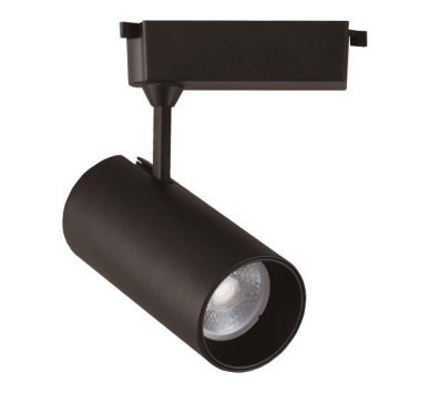 ΣΠΟΤ ΡΑΓΑΣ LED 2 ΓΡΑΜΜΩΝ 20W 3000K Φ70Χ160 ΜΑΥΡΟ PLUS