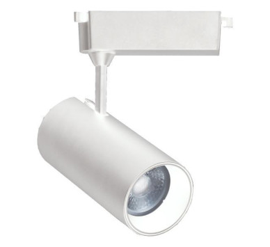 ΣΠΟΤ ΡΑΓΑΣ LED 2 ΓΡΑΜΜΩΝ 30W 3000K Φ80Χ160 ΛΕΥΚΟ PLUS