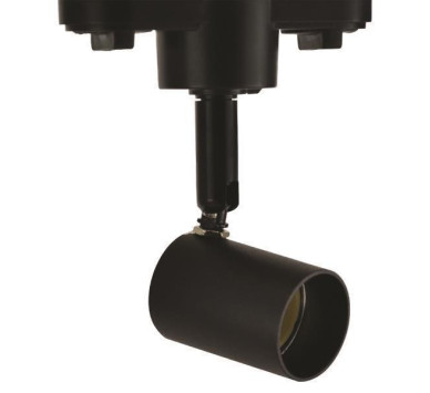 ΣΠΟΤ ΡΑΓΑΣ 2 ΓΡΑΜΜΩΝ GU10 Φ60mm 4cm ΣΤΥΛΟΣ ΜΑΥΡΟ