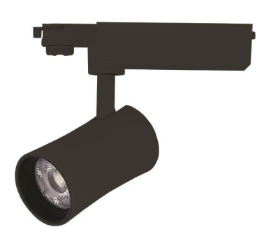 ΣΠΟΤ ΡΑΓΑΣ LED 20W 3000K 4 ΓΡΑΜΜΩΝ ΜΑΥΡΟ PLUS