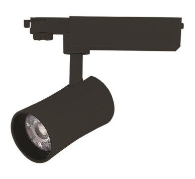 ΣΠΟΤ ΡΑΓΑΣ LED 30W 3000K 4 ΓΡΑΜΜΩΝ ΜΑΥΡΟ PLUS