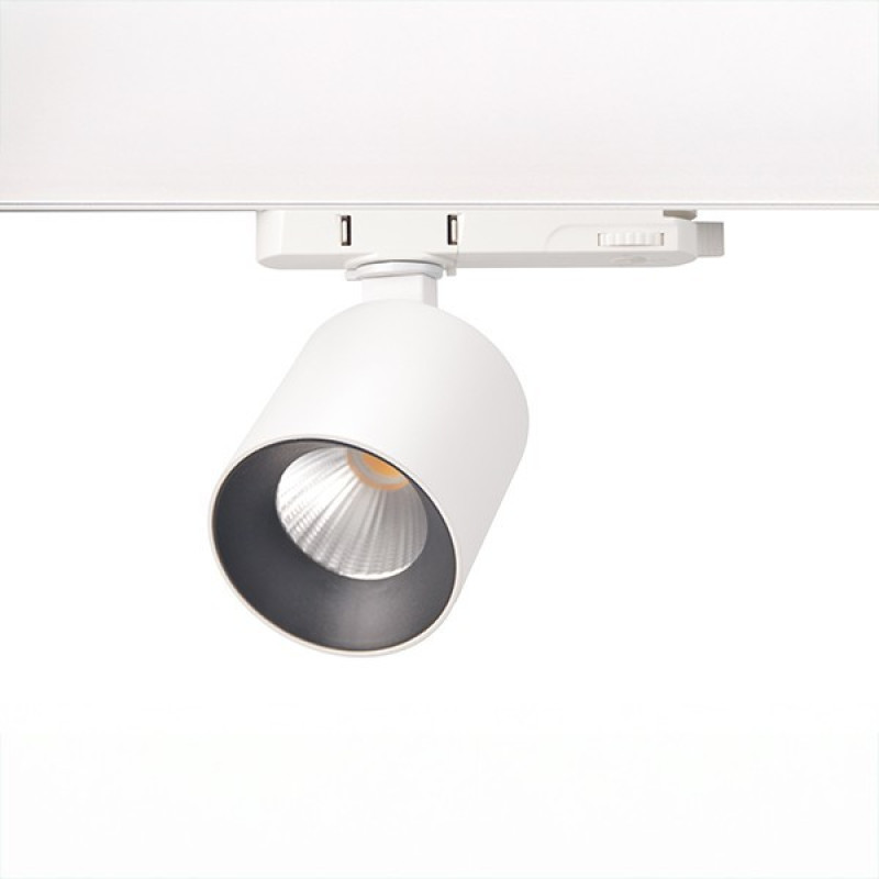 ΣΠΟΤ ΡΑΓΑΣ DIMMING LED 28W 4000K TRIAC 4 ΓΡΑΜΜΩΝ ΜΑΥΡΟ PRO