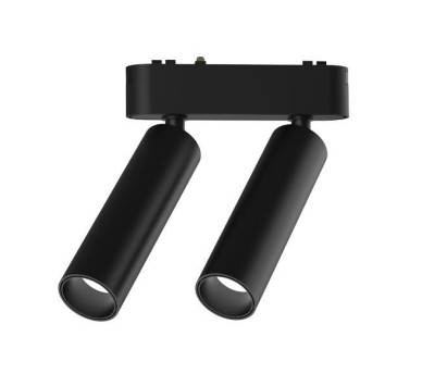 ΣΠΟΤ ΜΑΓΝΗΤΙΚΗΣ ΡΑΓΑΣ ULTRA SLIM ΜΑΥΡΟ 2x7W 3CCT