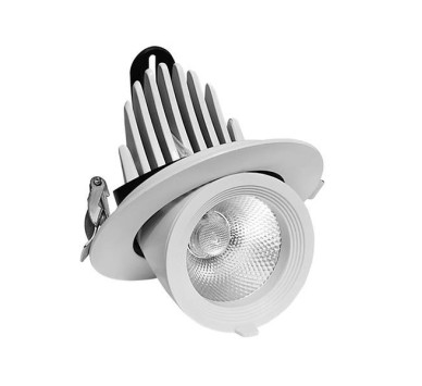 ΣΠΟΤ ΧΩΝΕΥΤΟ ΚΙΝΗΤΗ ΒΑΣΗ 30W 3CCT Φ134 ΛΕΥΚΟ PRO