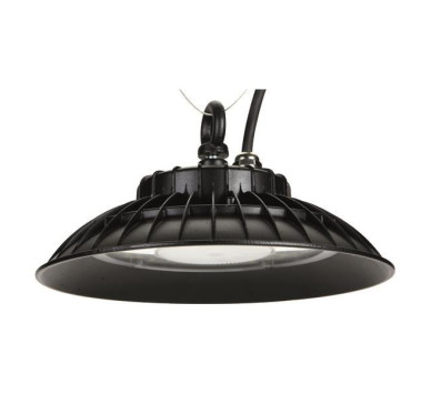 ΚΑΜΠΑΝΑ LED SMD UFO ΜΑΥΡΗ 200W 4000K 120° PLUS