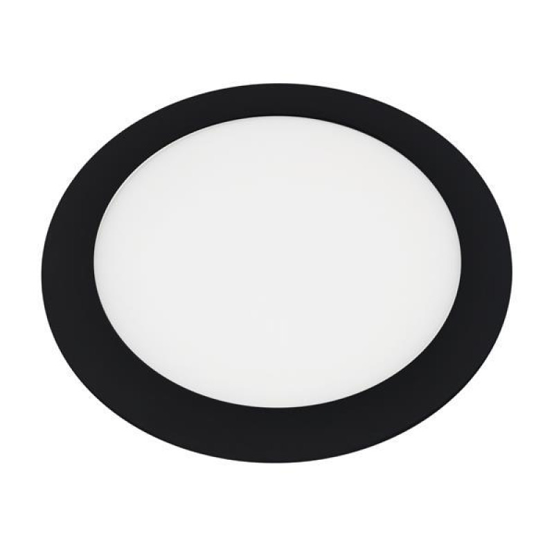 ΦΩΤΙΣΤΙΚΟ ΧΩΝΕΥΤΟ LED SLIM Φ225 20W 6500Κ ΜΑΥΡΟ VALUE