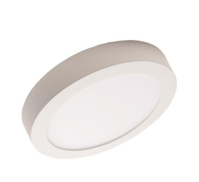 ΦΩΤΙΣΤΙΚΟ ΕΞΩΤΕΡΙΚΟ LED SLIM Φ300 24W 3000K ΛΕΥΚΟ PLUS