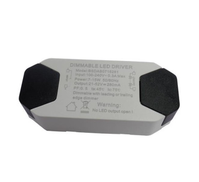 ΤΡΟΦΟΔΟΤΙΚΟ DIMMER ΓΙΑ LED SLIM PANEL ΑΠΟ 7-15W 85-265V AC 300mA 3 ΧΡΟΝΙΑ ΕΓΓΥΗΣΗ