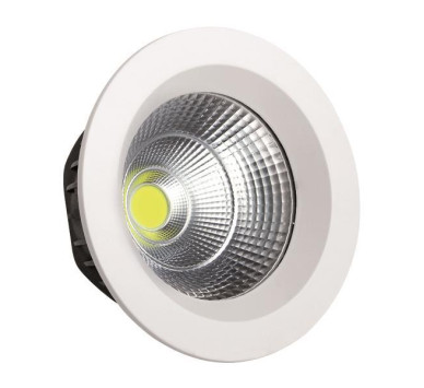 ΦΩΤΙΣΤΙΚΟ ΧΩΝΕΥΤΟ LED 55W COB 6500K Φ230 ΛΕΥΚΟ PLUS