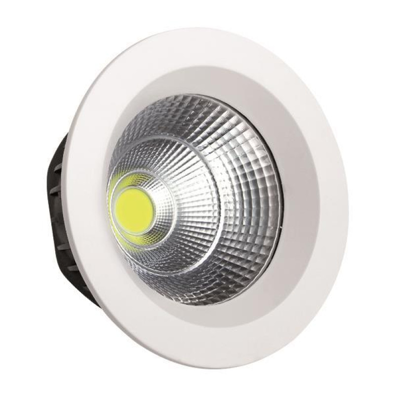 ΦΩΤΙΣΤΙΚΟ ΧΩΝΕΥΤΟ LED 55W COB 4000K Φ230 ΛΕΥΚΟ PLUS