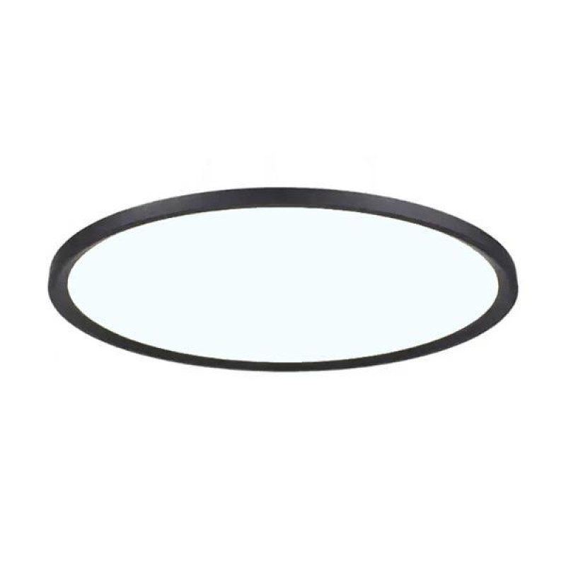 ΦΩΤΙΣΤΙΚΟ ΟΡΟΦΗΣ LED SLIM 36W 3CCT Φ40 ΜΑΥΡΟ PLUS
