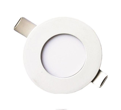 ΦΩΤΙΣΤΙΚΟ ΧΩΝΕΥΤΟ LED SLIM 3W 3000K Φ85 ΛΕΥΚΟ PLUS