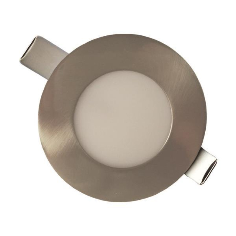 ΦΩΤΙΣΤΙΚΟ ΧΩΝΕΥΤΟ LED SLIM 3W 4000K Φ85 ΣΑΤΙΝΕ PLUS
